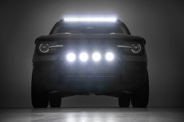Load image into Gallery viewer, Rough Country | 2021-2023 Ford Bronco Sport 4WD Nudge Bar - 4 Inch Rough LED Lights