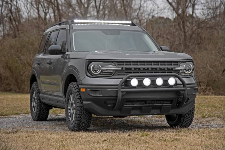 Load image into Gallery viewer, Rough Country | 2021-2023 Ford Bronco Sport 4WD Nudge Bar - 4 Inch Rough LED Lights