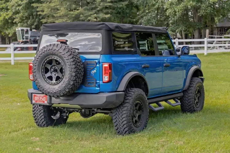 Load image into Gallery viewer, Rough Country | 2021-2023 Ford Bronco 4WD Spare Tire Relocation - Relocation & Reinforcement Bracket