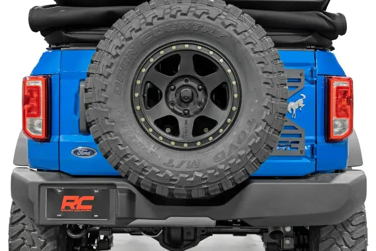 Load image into Gallery viewer, Rough Country | 2021-2023 Ford Bronco 4WD Spare Tire Relocation - Relocation & Reinforcement Bracket