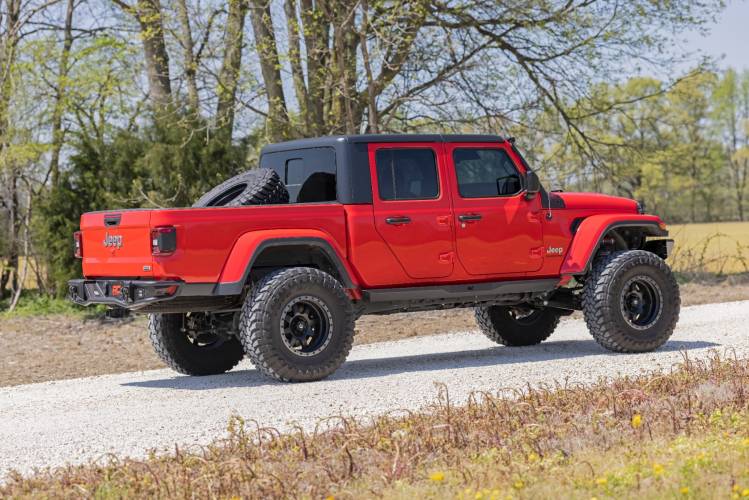 Load image into Gallery viewer, Rough Country | 2020-2024 Jeep Gladiator JT 4WD Tubular Rear Bumper