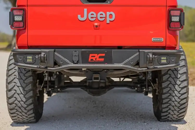 Load image into Gallery viewer, Rough Country | 2020-2024 Jeep Gladiator JT 4WD Tubular Rear Bumper