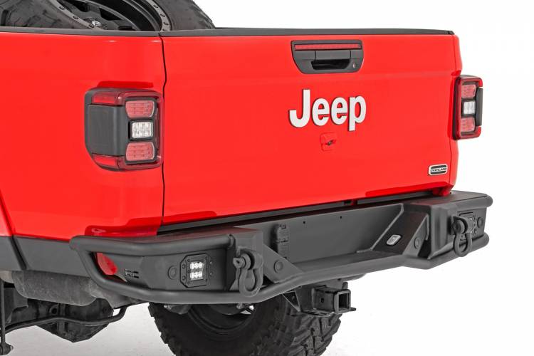 Load image into Gallery viewer, Rough Country | 2020-2024 Jeep Gladiator JT 4WD Tubular Rear Bumper