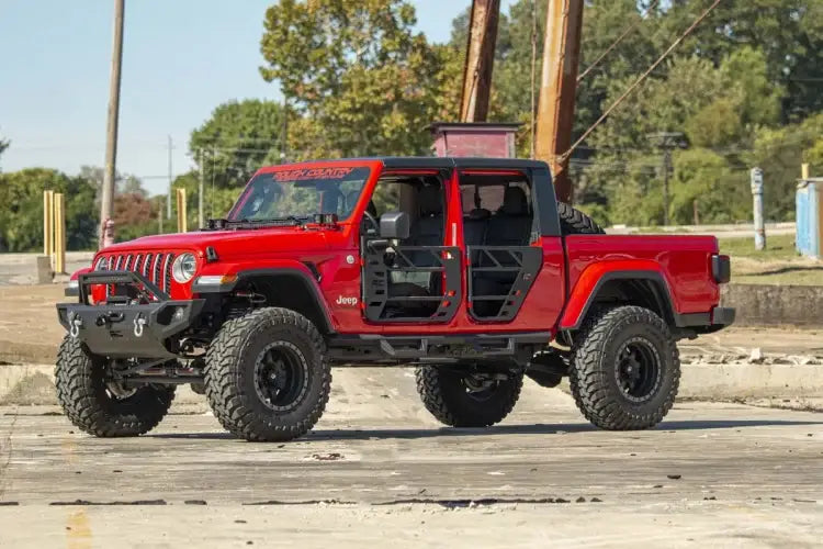 Load image into Gallery viewer, Rough Country | 2020-2024 Jeep Gladiator JT 4WD Contoured Drop Steps