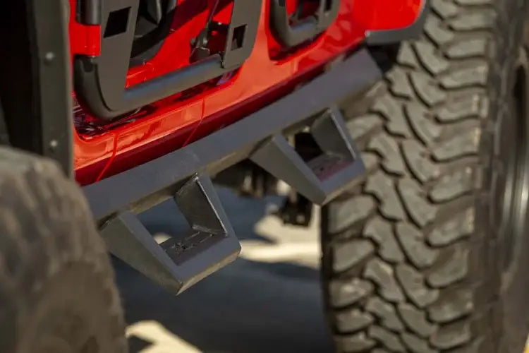 Load image into Gallery viewer, Rough Country | 2020-2024 Jeep Gladiator JT 4WD Contoured Drop Steps