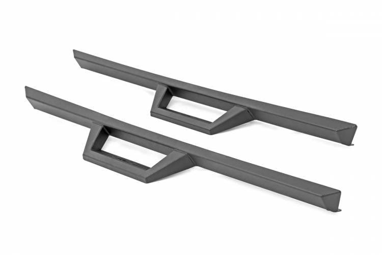 Load image into Gallery viewer, Rough Country | 2018-2024 Jeep Wrangler JL 4WD 2 Door Contoured Drop Steps