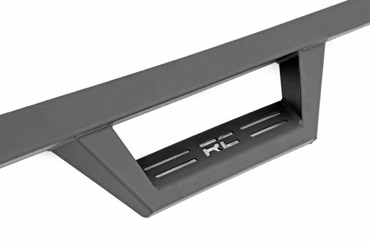 Load image into Gallery viewer, Rough Country | 2018-2024 Jeep Wrangler JL 4WD 2 Door Contoured Drop Steps