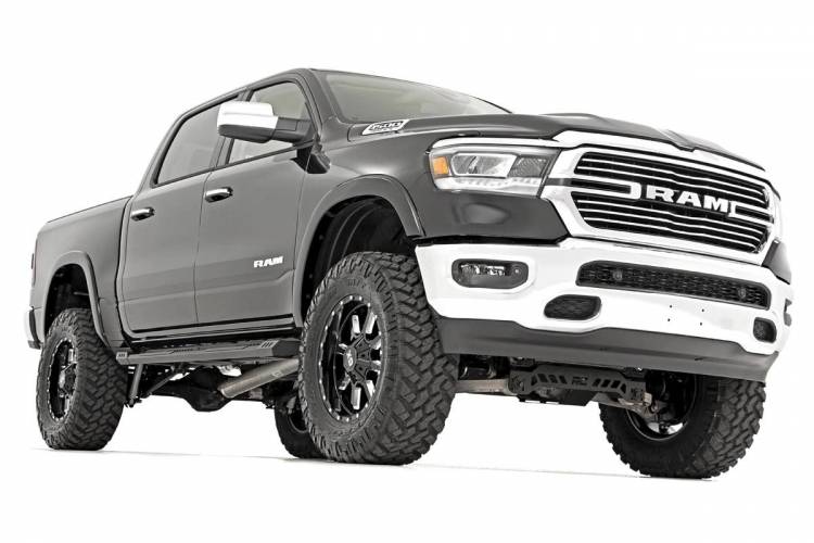 Load image into Gallery viewer, Rough Country | 2019-2024 Dodge Ram 1500 Crew Cab / 2021-2024 TRX HD2 Running Boards