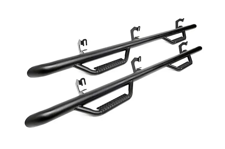 Load image into Gallery viewer, Rough Country | 2005-2023 Toyota Tacoma Double Cab 5' Bed Nerf Steps | RCT0580CC