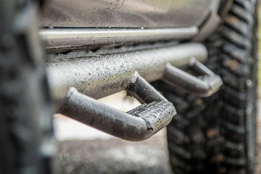 Rough Country | 2005-2023 Toyota Tacoma Double Cab 5' Bed Nerf Steps | RCT0580CC