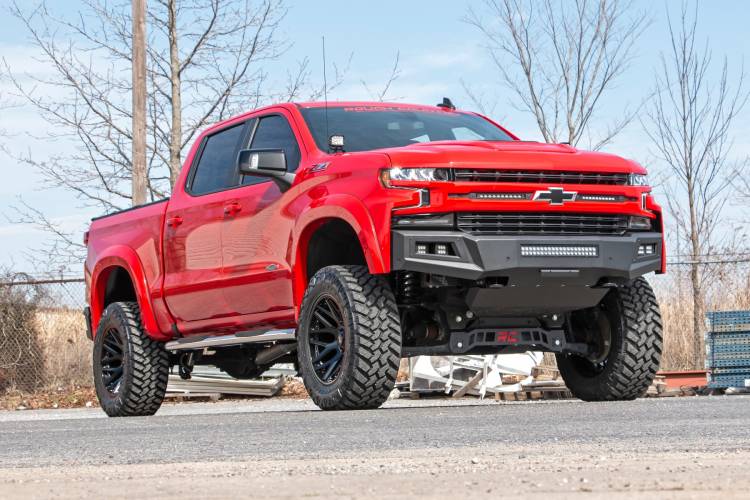Load image into Gallery viewer, Rough Country | 2019-2024 GM Sierra / Silverado Crew Cab Stainless Oval Steps