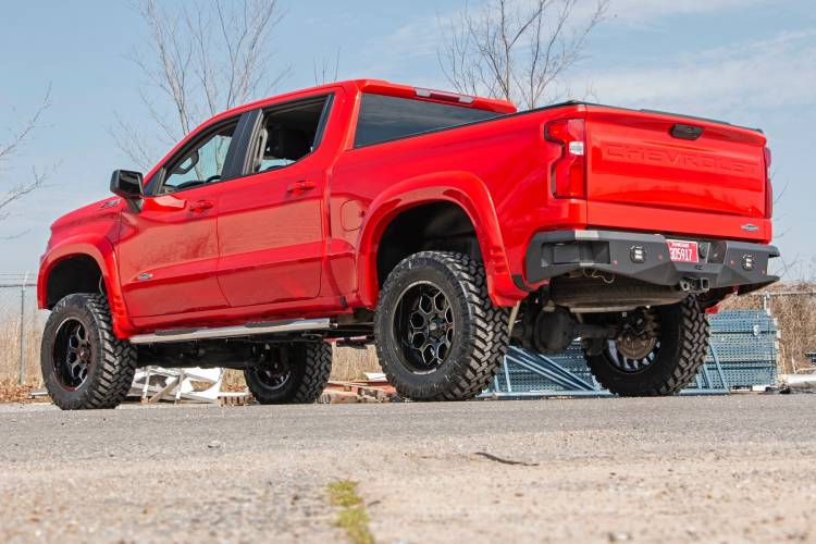 Load image into Gallery viewer, Rough Country | 2019-2024 GM Sierra / Silverado Crew Cab Stainless Oval Steps