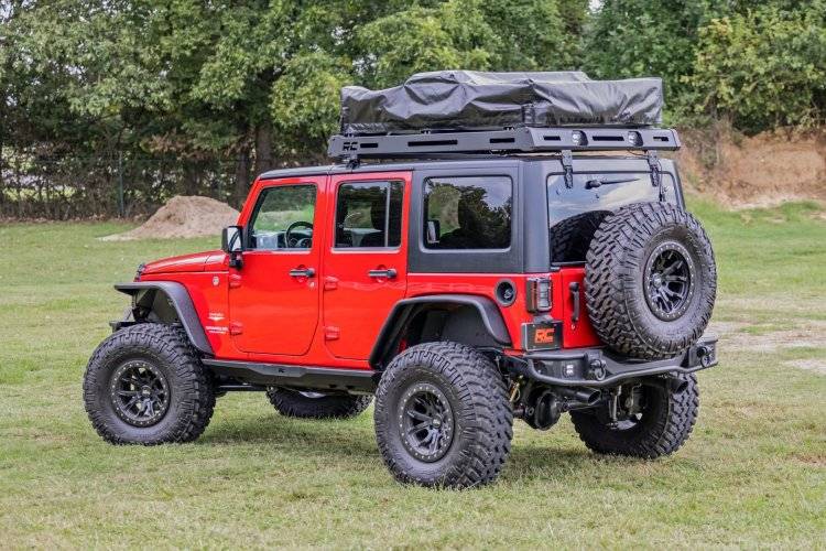 Load image into Gallery viewer, Rough Country | 2007-2018 Jeep Wrangler JK Unlimited 4 Door Heavy Duty Rock Sliders