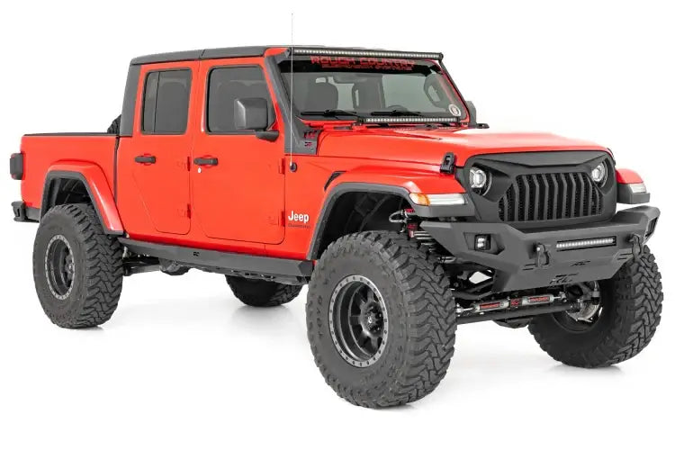 Load image into Gallery viewer, Rough Country | 2020-2024 Jeep Gladiator JT 4WD Heavy Duty Rock Sliders