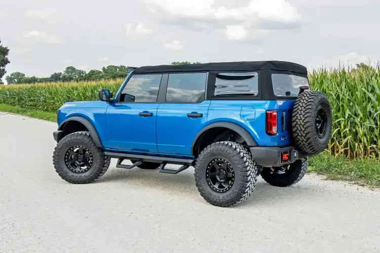 Load image into Gallery viewer, Rough Country | 2021-2023 Ford Bronco 4WD SRX2 Adjustable Aluminum Steps