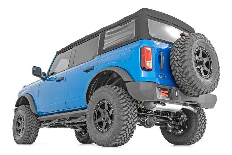 Load image into Gallery viewer, Rough Country | 2021-2023 Ford Bronco 4WD SRX2 Adjustable Aluminum Steps