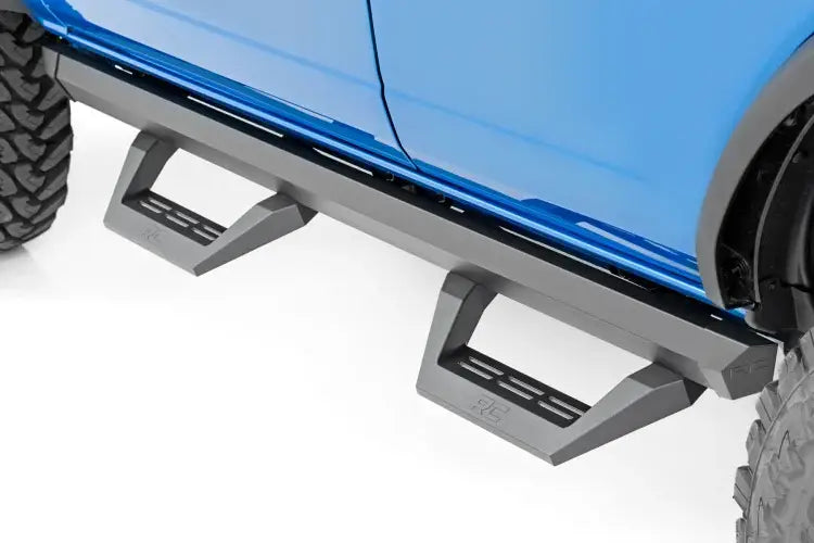 Load image into Gallery viewer, Rough Country | 2021-2023 Ford Bronco 4WD SRX2 Adjustable Aluminum Steps