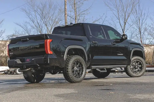 Rough Country | 2022-2023 Toyota Tundra Crew Cab 2WD / 4WD SRX2 Adjustable Aluminum Steps