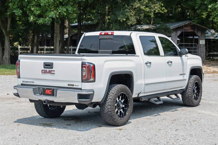 Load image into Gallery viewer, Rough Country | 2005-2023 Toyota Tacoma Double Cab 2WD / 4WD SRX2 Adjustable Aluminum Steps