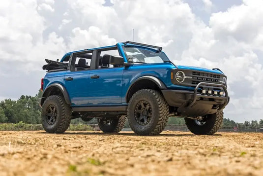 Rough Country | 2021-2025 Ford Bronco 4WD SR2 Aluminum Rail