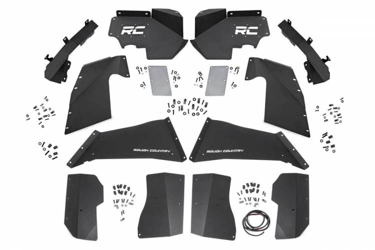 Load image into Gallery viewer, Rough Country | 2007-2018 Jeep Wrangler JK 4WD Front & Rear Inner Fenders (Only For Vertex Shocks)