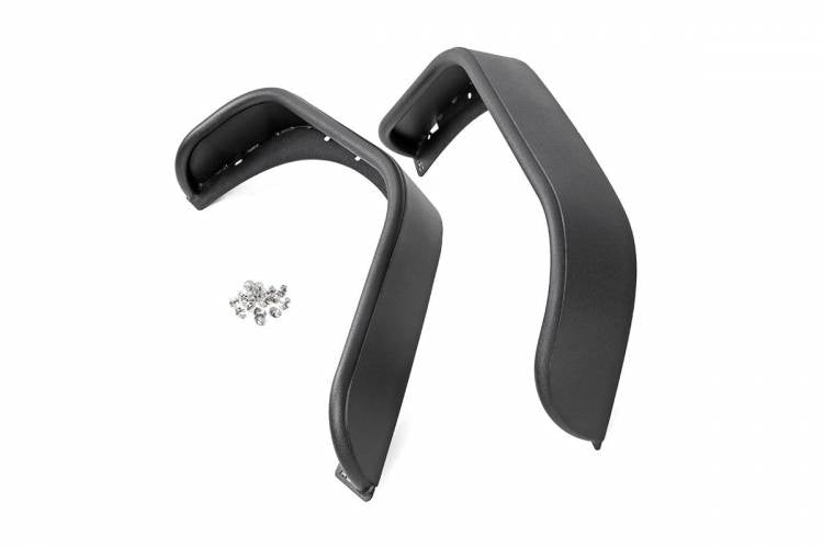 Load image into Gallery viewer, Rough Country | 2007-2018 Jeep Wrangler JK Steel Flat Front Fender Flares