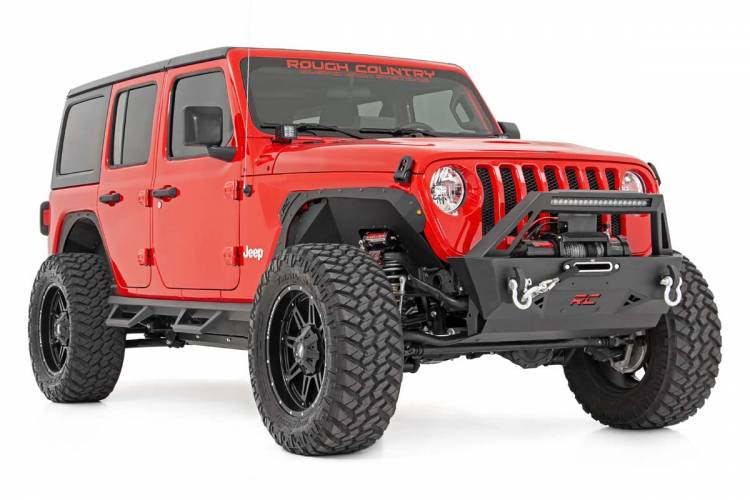 Load image into Gallery viewer, Rough Country | 2018-2024 Jeep Wrangler JL / Wrangler 4XE 4WD Fender Delete Kit