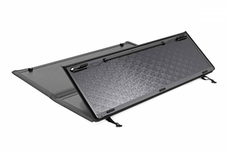 Load image into Gallery viewer, Rough Country | 2020-2022 Jeep Gladiator JT Hard Low Profile Bed Cover | 47620500