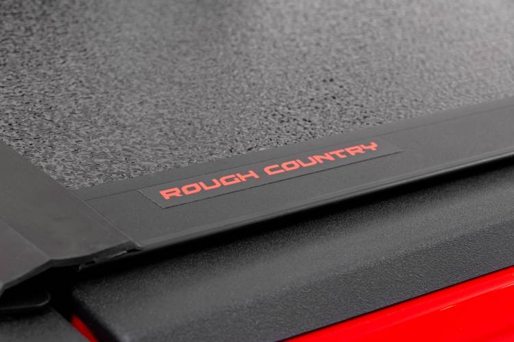 Load image into Gallery viewer, Rough Country | 2007-2021 Toyota Tundra Hard Low Profile Bed Cover - 5' 5 Inch Bed Without Cargo Management System