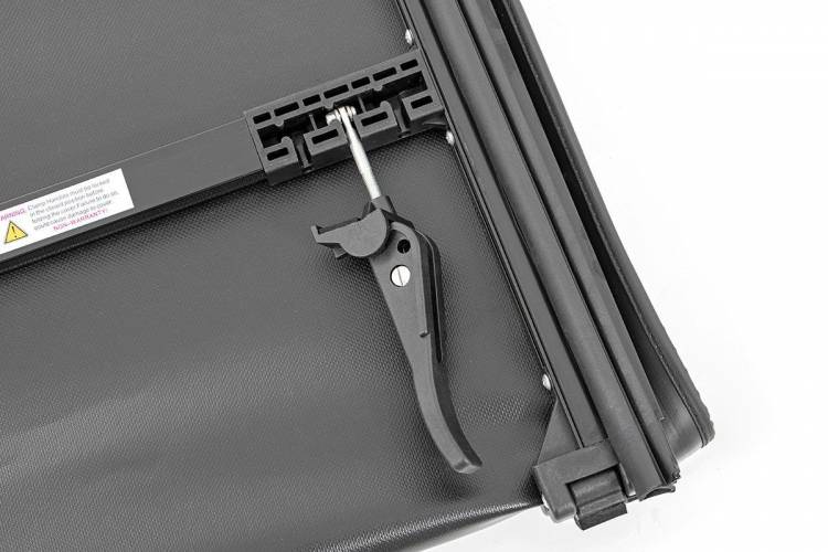 Load image into Gallery viewer, Rough Country | 2021-2023 Ford F150 Soft Tri-Fold Bed Cover - 5' 5 Inch Bed