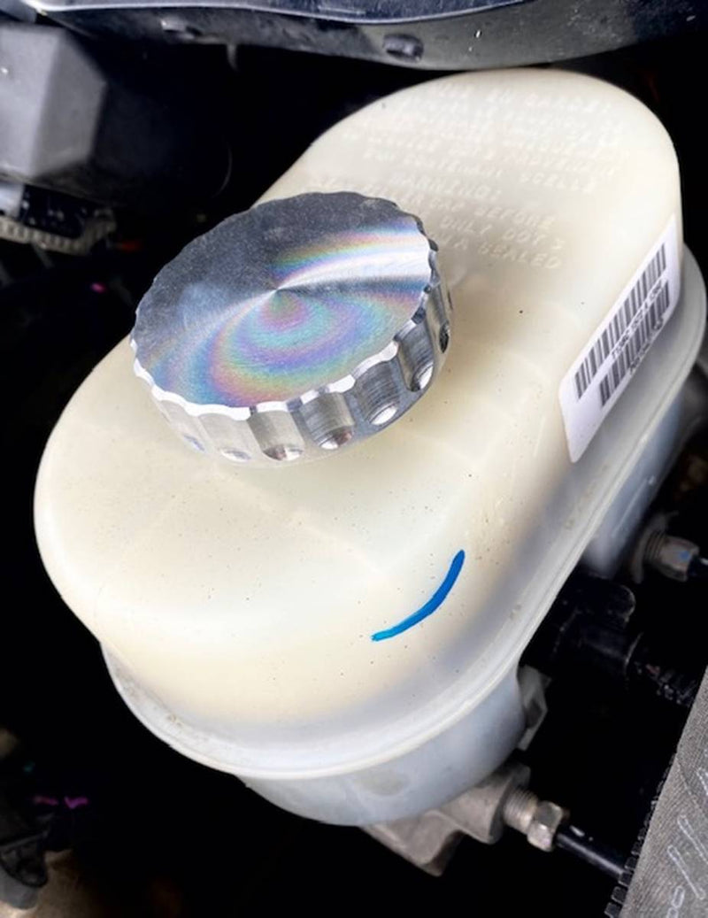 Load image into Gallery viewer, Beans Diesel | Cummins Billet Push on Brake Fluid Cap Cover