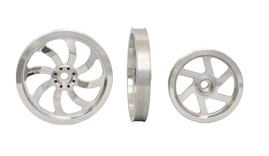 Beans Diesel | KIT - Cummins Triple CP3 Kit Includes 10 Inch Pulleys, Idler Pulley, and Belt (No Pumps)