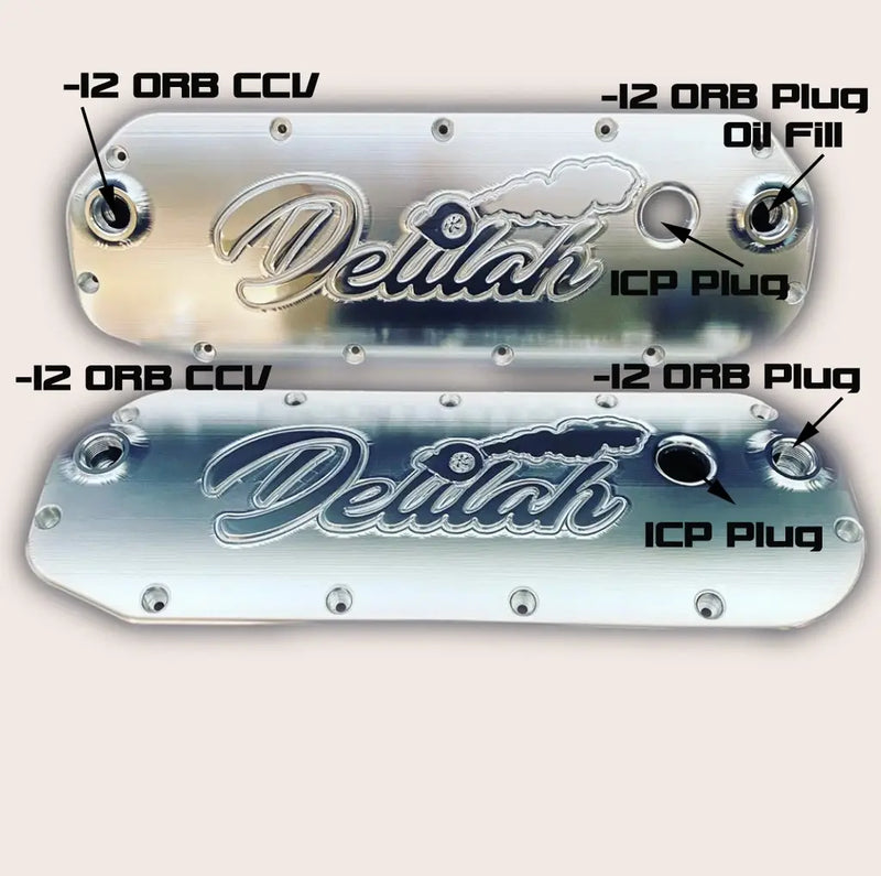 Load image into Gallery viewer, Beans Diesel | 2004.5-2007 6.0 Power Stroke Billet Valve Covers No Logo Or Bean Machine Logo