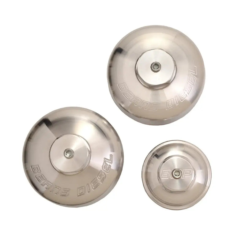 Load image into Gallery viewer, Beans Diesel | 6.0 Power Stroke Billet Oil / Fuel Filter Cap Kit