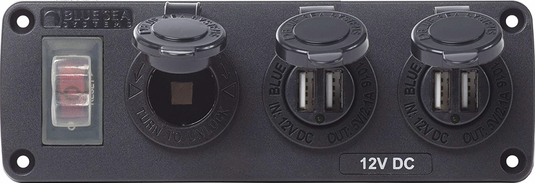 Genesis Offroad | Three Socket Accessory Panel