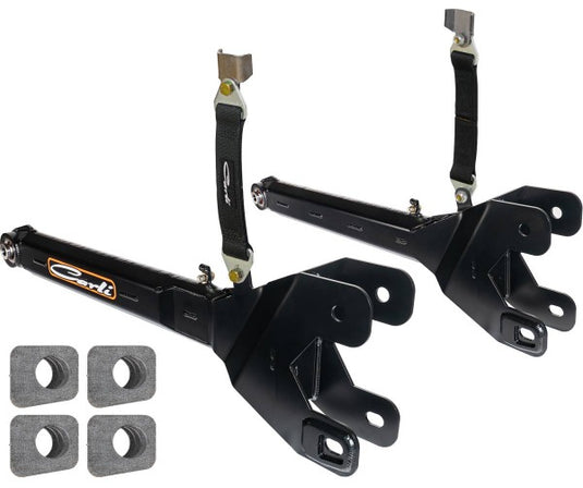 Carli Suspension | 2005-2022 Ford Super Duty Fabricated Radius Arms - 4.5 Inch / 5.5 Inch Lift