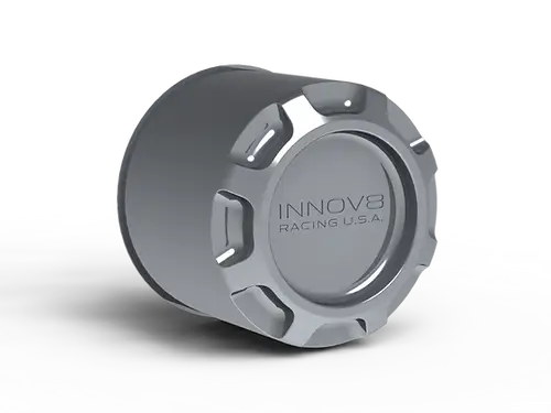 Innov8 Racing | Billet Center Cap For 5.125 Inch Bore 8 Lug Wheels - 3.6 Inch Deep