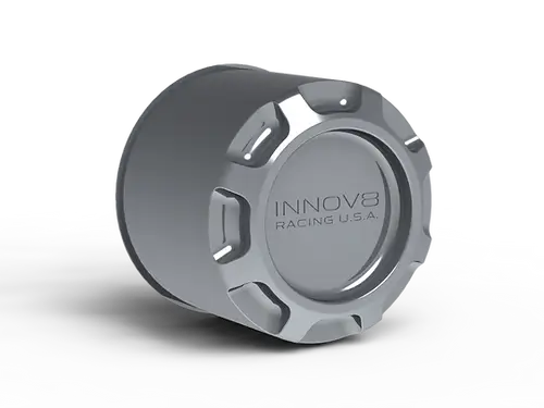 Innov8 Racing | Billet Center Cap For 5.125 Inch Bore 8 Lug Wheels - 3.6 Inch Deep