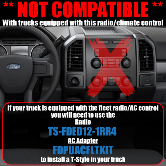 Linkswell | 2015-2020 Ford F150 / 2017+ Super Duty Gen IV T-Style Radio (No HDMI Input) *OPEN BOX*