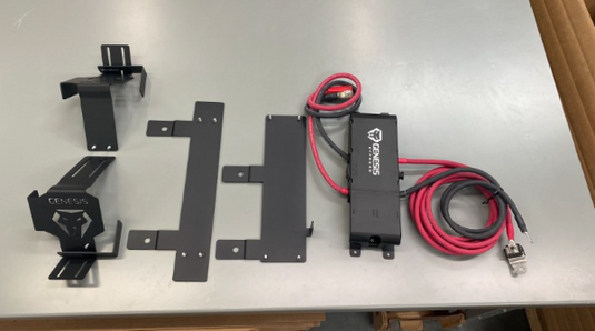 Genesis Offroad | 2020+ Jeep Wrangler JL Diesel / 392 Dual Battery Kit - Gen 3