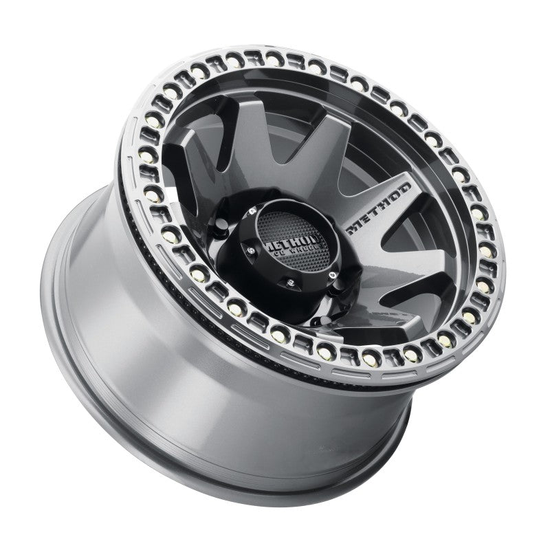 Load image into Gallery viewer, Method | MR108 17x9 -44mm Offset 8x6.5 130.81mm CB Gloss Titanium w/BH-H24125-38 Wheel