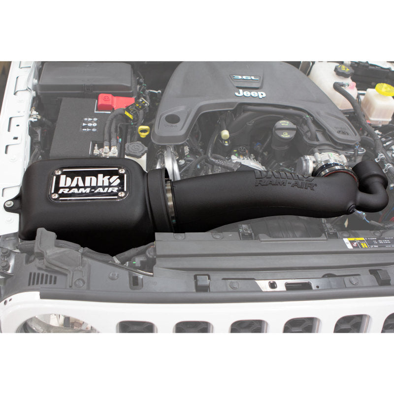 Load image into Gallery viewer, Banks Power | 2018-2022 Jeep 3.6L Wrangler (JL) Ram-Air Intake System - Dry Filter