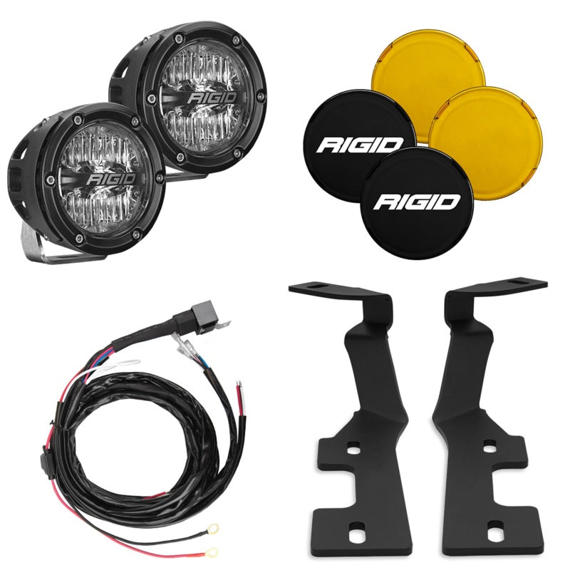Load image into Gallery viewer, Rigid Industries | 2019+ Dodge RAM 1500 / TRX A-Pillar Light Kit Includes 4 Inch 360-Series Drive Beam
