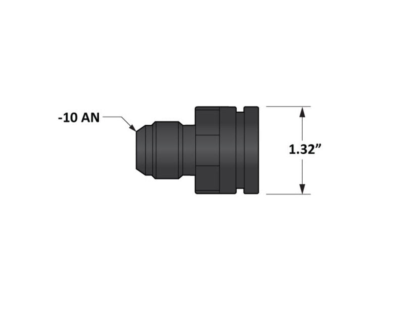 Load image into Gallery viewer, Fleece | Universal Billet Aluminum Adapter Fitting -10AN Male TO 1.325in O-Ring Bore