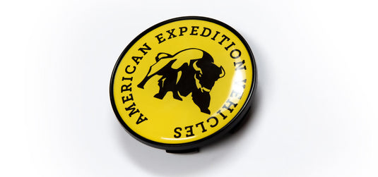 AEV Conversions | Large Bore Logo Center Cap - Yellow