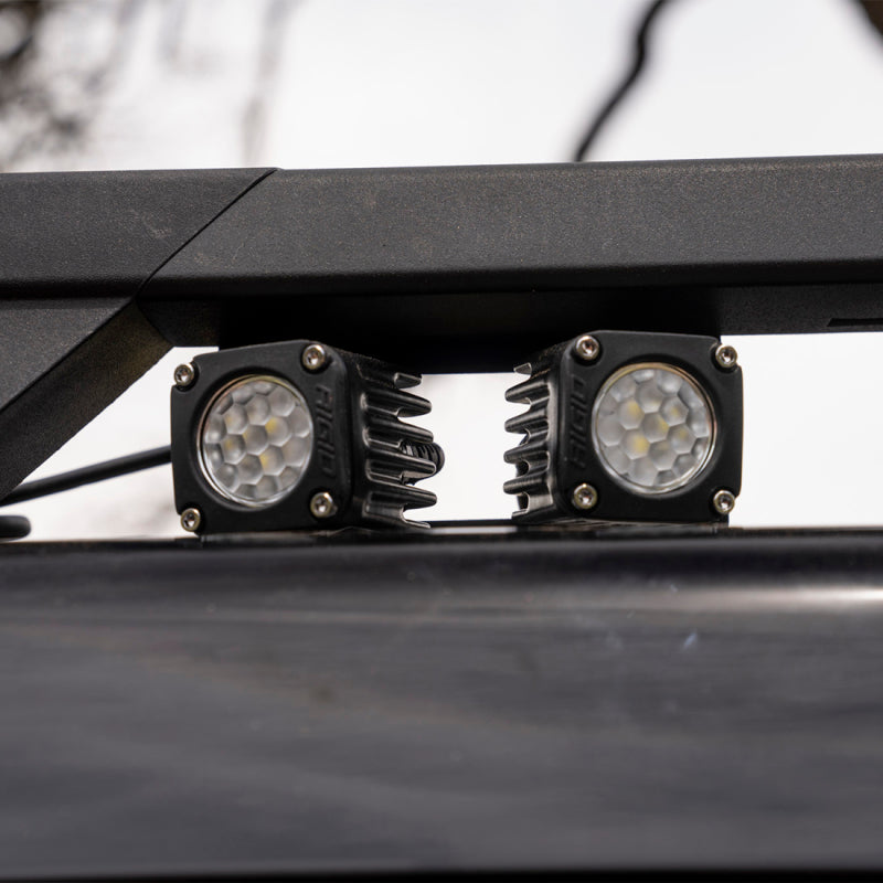 Load image into Gallery viewer, Rigid Industries | 2021+ Bronco Sport Overland Roof Rack Ignite Pod Light Mount Kit - Flood Beam