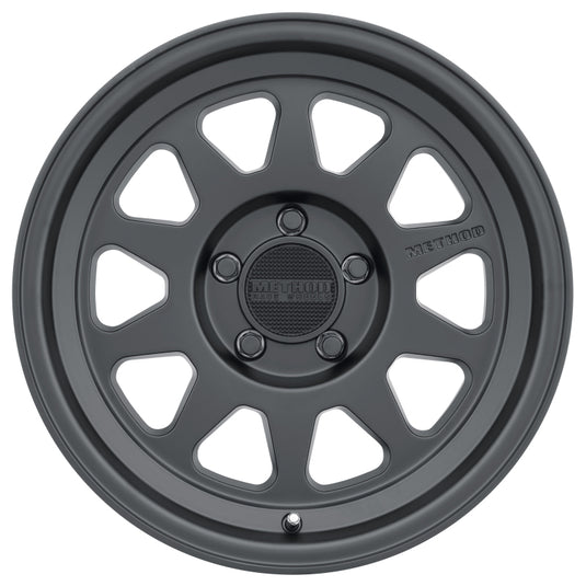 Method | MR316 17x8.5 0mm Offset 5x5 71.5mm CB Matte Black Wheel