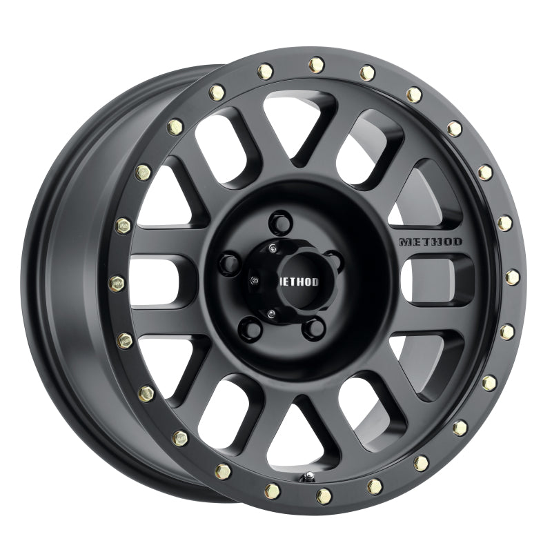 Load image into Gallery viewer, Method | MR309 Grid 17x8.5 0mm Offset 5x150 116.5mm CB Matte Black Wheel