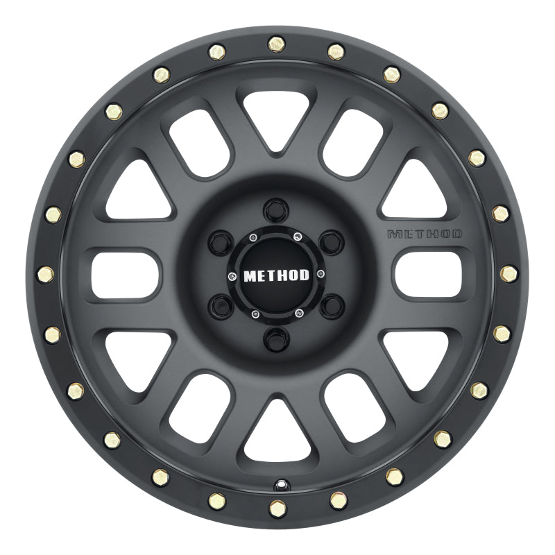 Load image into Gallery viewer, Method | MR309 Grid 17x8.5 0mm Offset 6x135 94mm CB Titanium/Black Street Loc Wheel