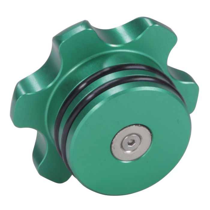 Load image into Gallery viewer, Fleece | 2013-2018 Dodge Ram 6.7L Cummins Green Anodized Billet Fuel Cap